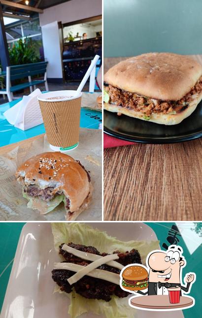 Get a burger at Astro Burgers