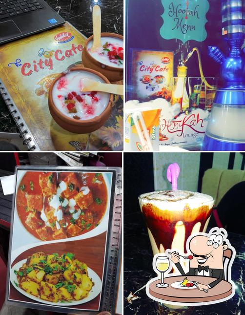 This is the photo showing food and drink at The City Cafe