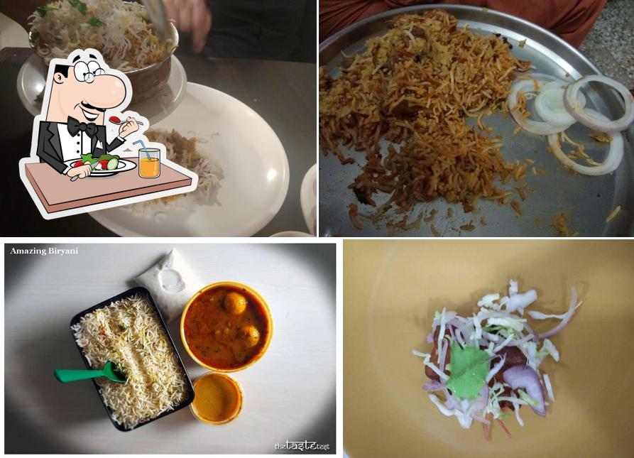 Food at Amazing Hyderabadi Dum Biryani