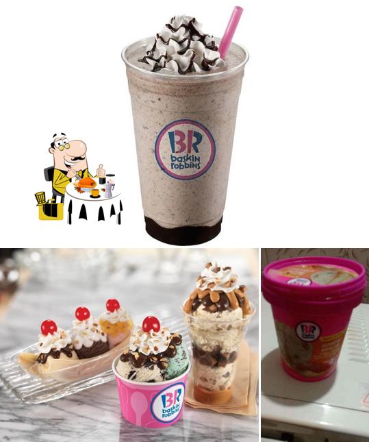 Food at Baskin Robbins - Ice Cream Desserts