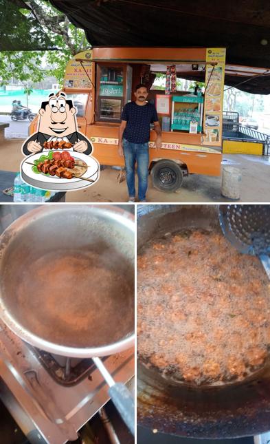 The photo of food and exterior at Koothanda k A 12 Mobile Canteen