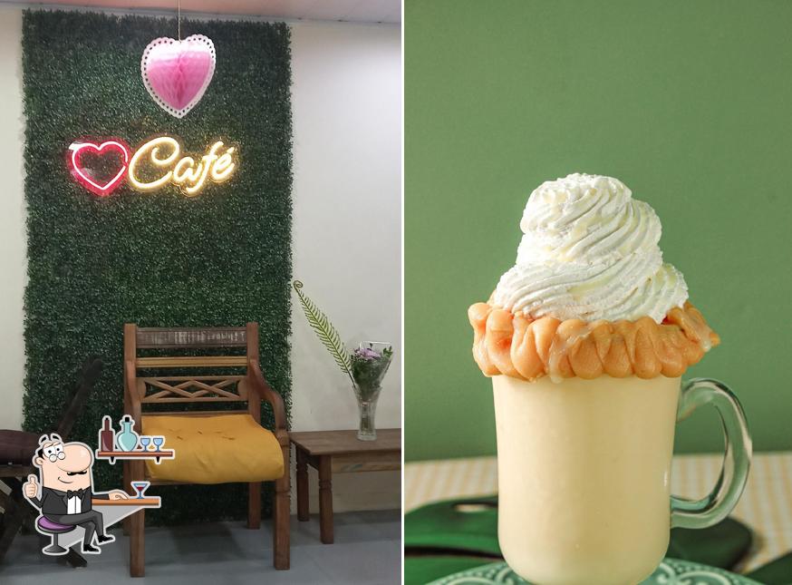 O interior do Raquel Rodrigues Cafeteria e Confeitaria