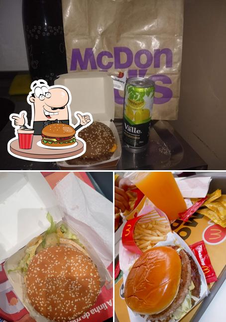 Consiga um hambúrguer no McDonald's