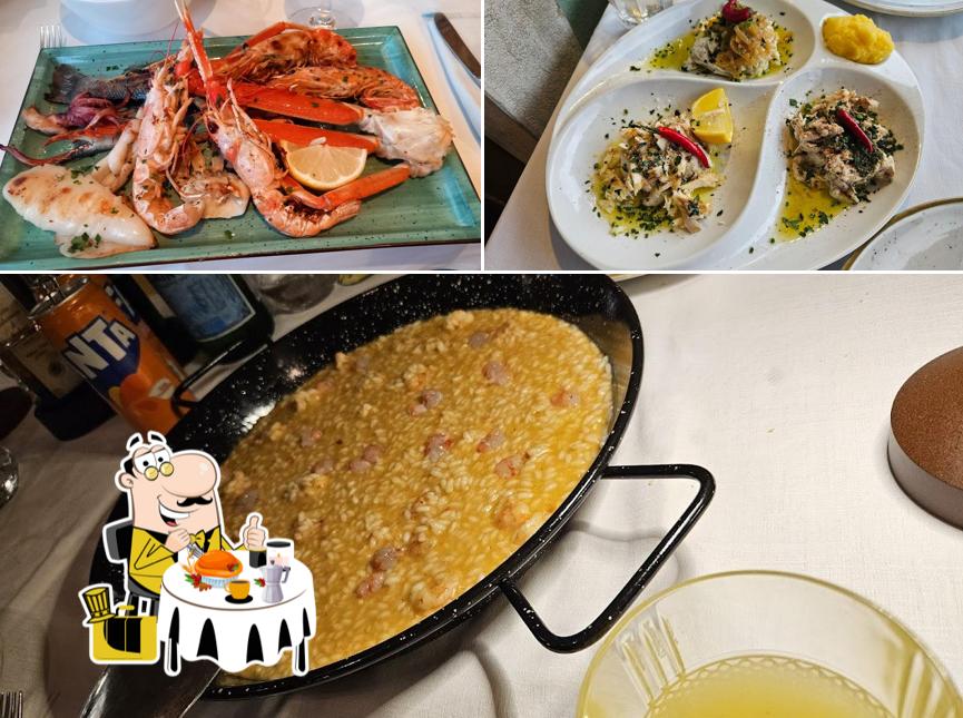 Platti al Osteria Al Pescatore