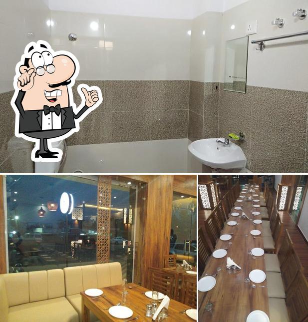 The interior of Hotel Tanishq And Restaurant