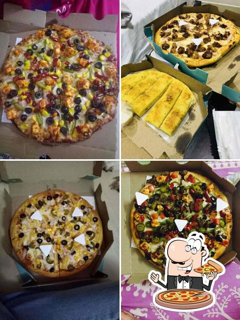 Try out different kinds of pizza
