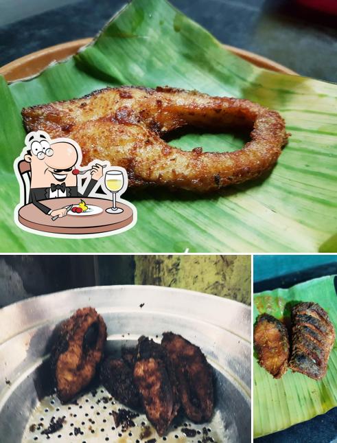 Food at Muthaliyar Fish Shop