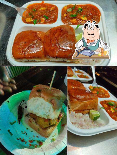 Grilled salmon at Pav Bhaji Hut