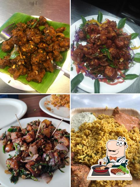 Pick meat meals at Sannidhi Grand