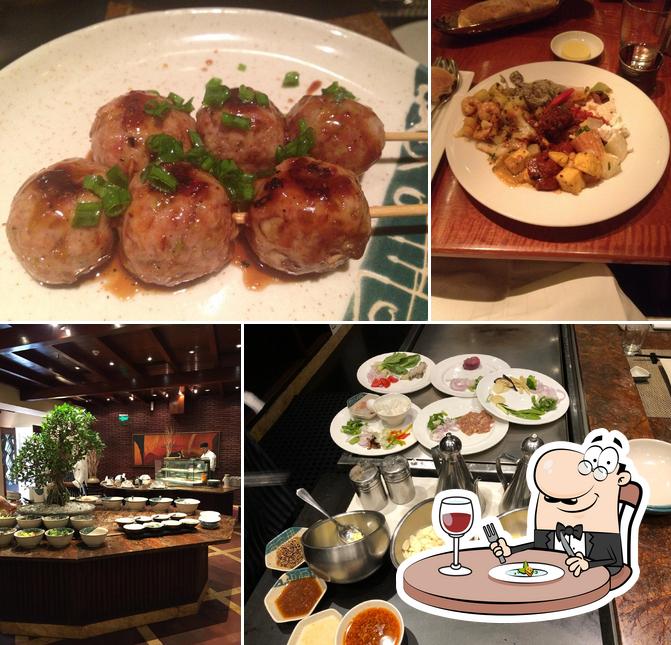 Food at TK's Oriental Grill, Hyatt Regency Hotel