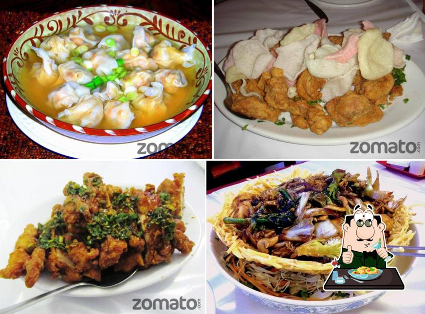 Comida em Restaurante Hong Bin