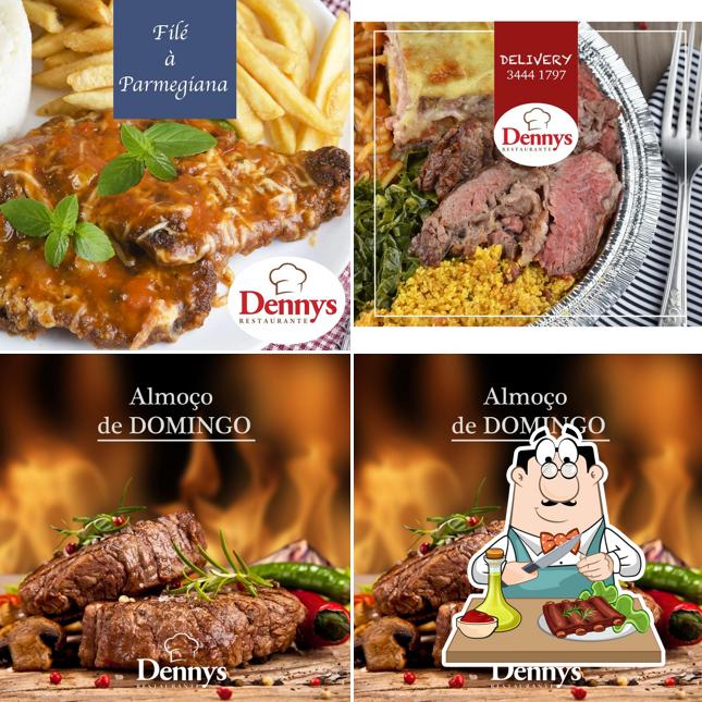 Costelas de porco em Dennys Restaurante Vila Cláudia
