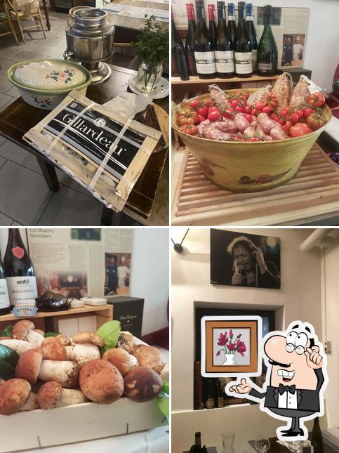 Gli interni di Osteria dell'Albachiara