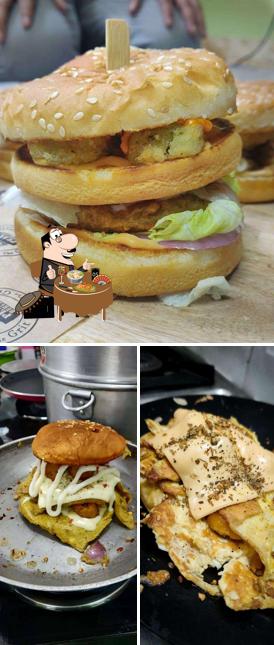 Food at Peaky Burgers