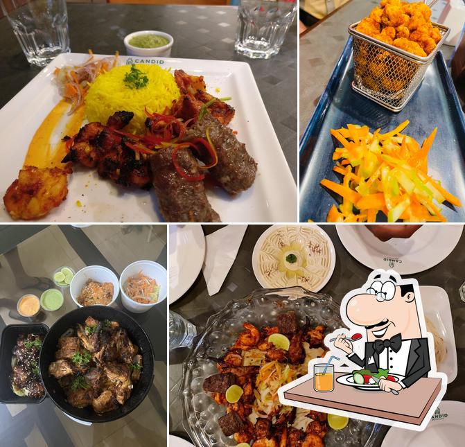 Food at Candid Resto cafe