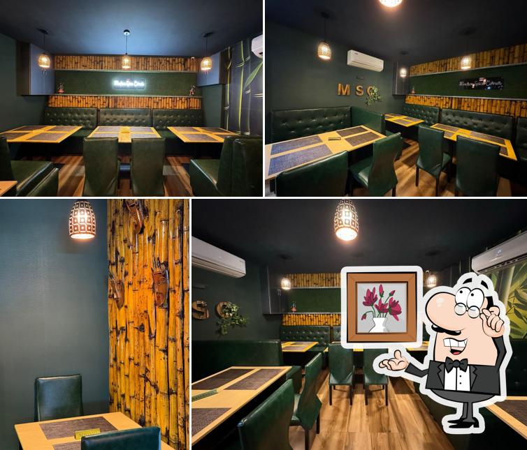 The interior of Madras Spice Corner-Bambir House