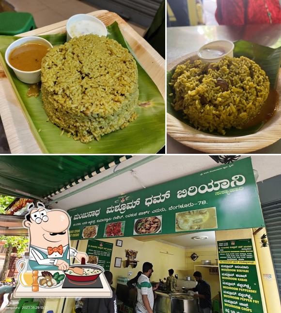 Fried rice at Sri Manjunatha Mushroom Dum Biryani