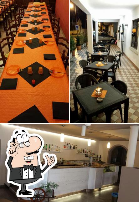 Gli interni di Trattoria Canella