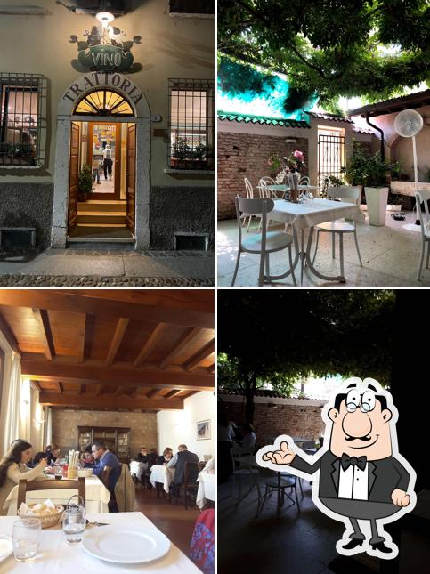 Gli interni di Trattoria Due Cavallini