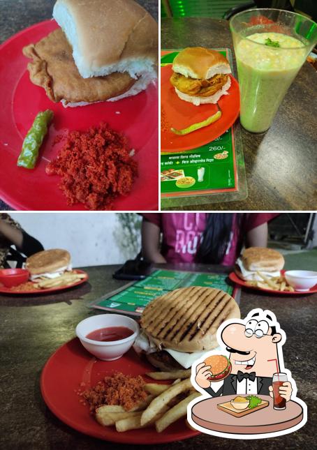 Try out a burger at Rohit Wadewale