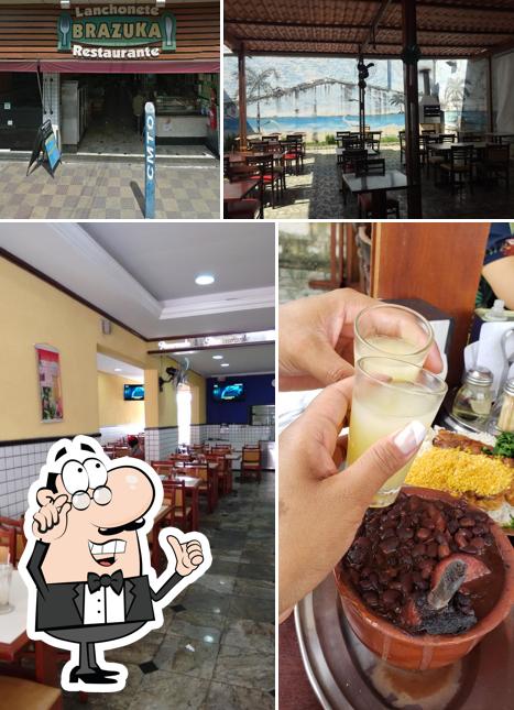 O interior do Brazuka Restaurante & Lanchonete
