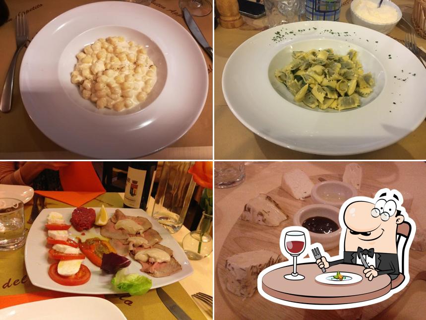 Platti al Osteria Del Vecchio Gallo