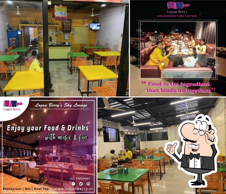 Take a seat at one of the tables at New Ambar Biryani House