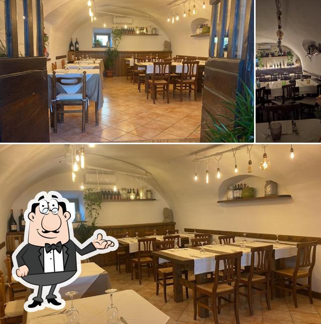 Gli interni di Chiominto Ristorante Morolo