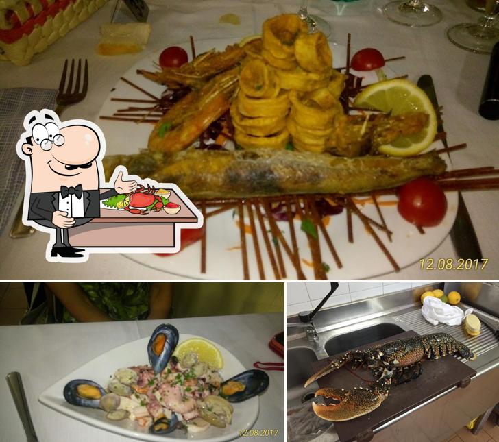 Prenditi la cucina di mare a Ristorante Pizzeria Sa Marina