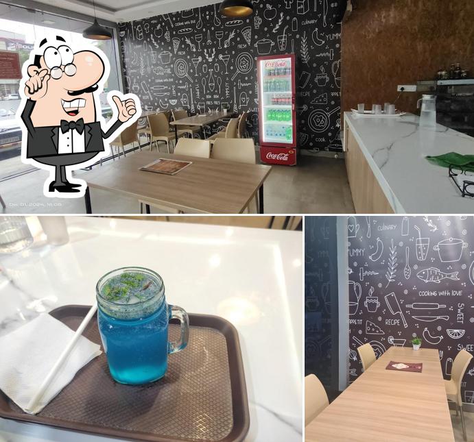 The interior of Valasu cafe