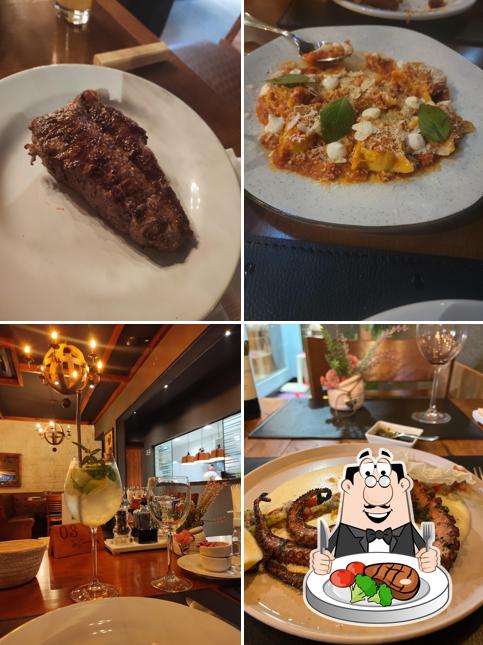 Bife em Restaurante La Caverna
