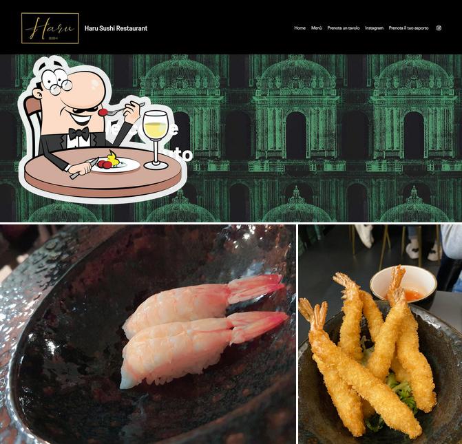 La cibo e esterno del ristorante