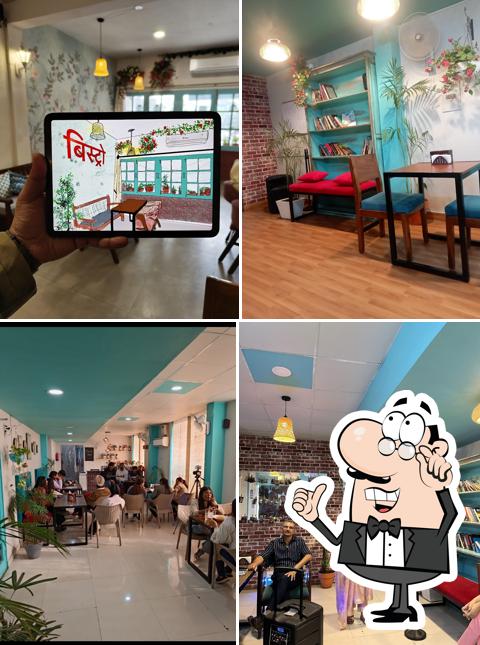 Take a seat at one of the tables at Bistro@17 Cafe