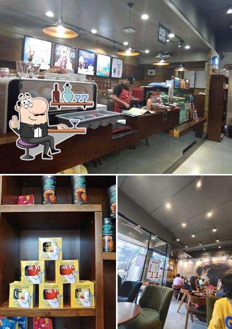 The interior of Café Coffee Day