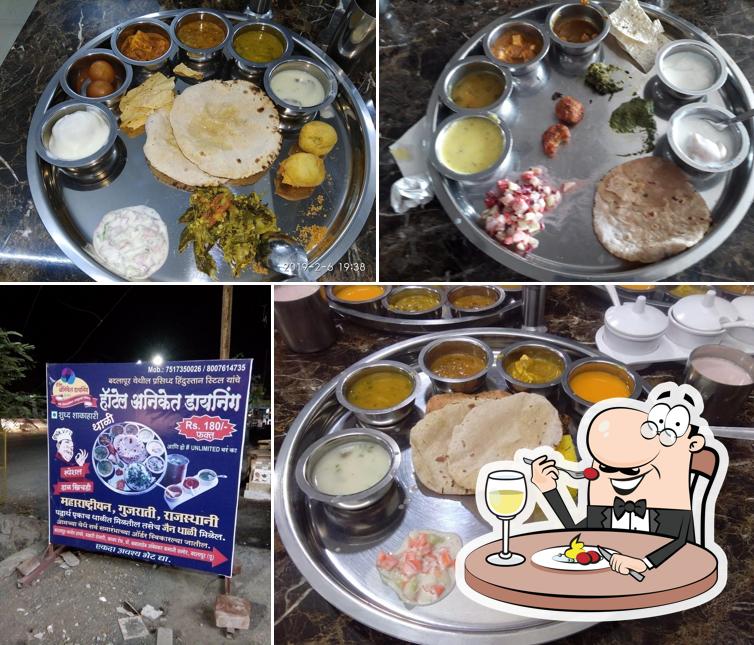Food at Hotel Aniket dinning