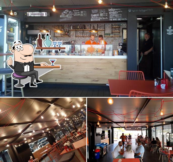 Gli interni di Lucky Goat Bar & Grill