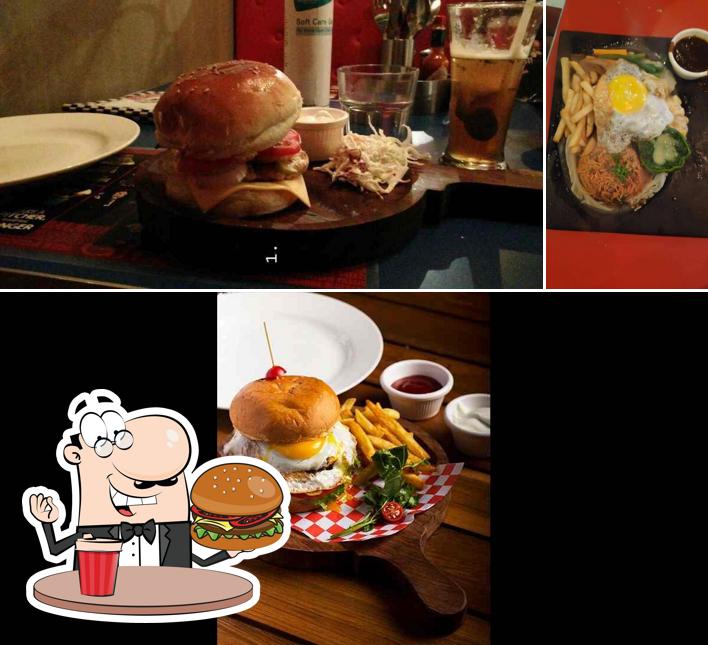 Order a burger at Pop Tate's Shivaji Nagar