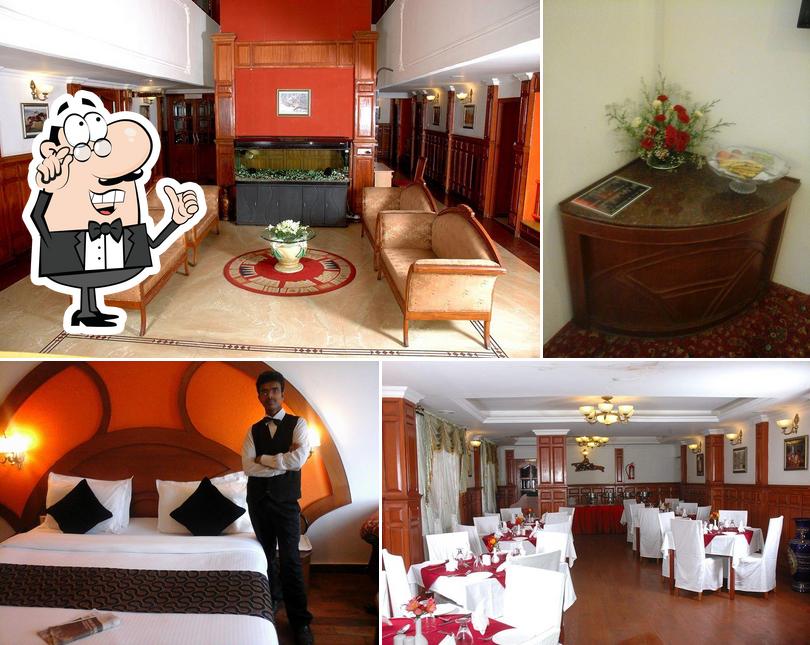 The interior of Hotel Welbeck Residency