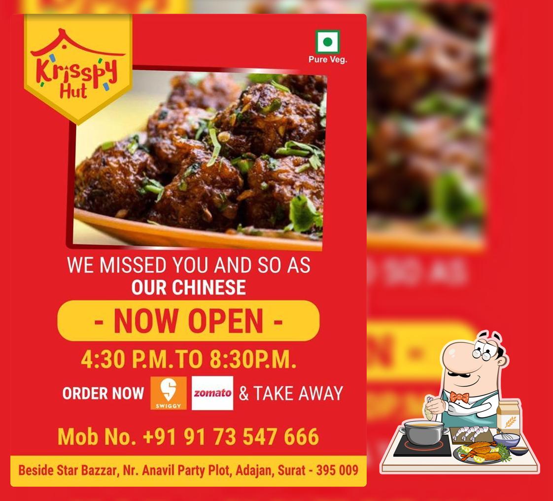 Food at Krrispy Bite