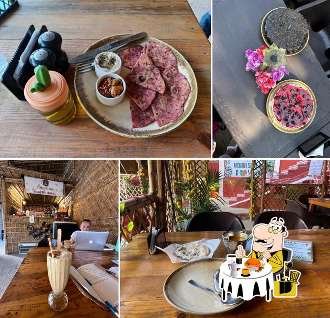 Food at Vegan Shala Cafe