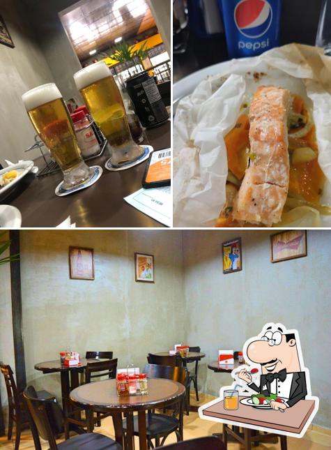 O Restaurante Q10 - Café e Grill se destaca pelo comida e interior