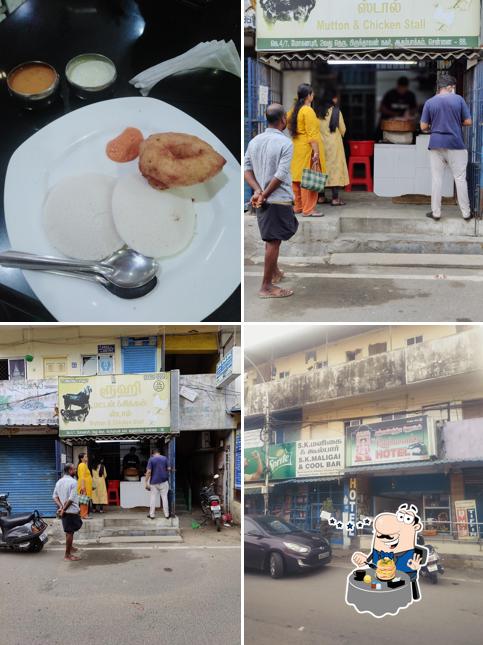 The restaurant's food and exterior