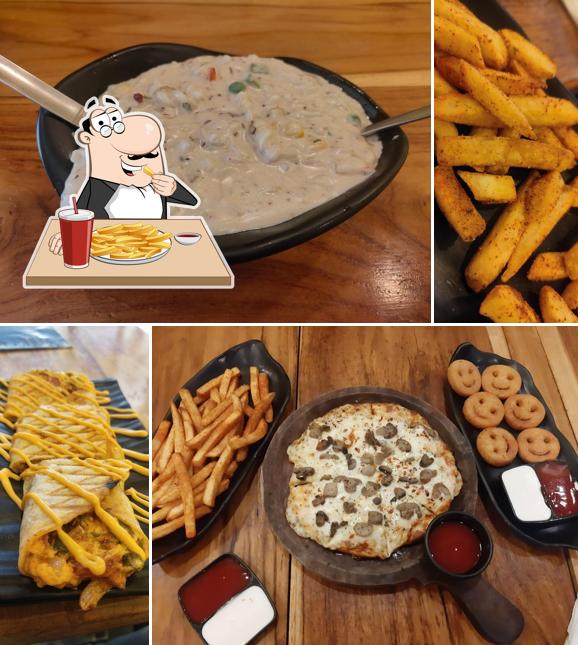 French fries at Cafe Connect