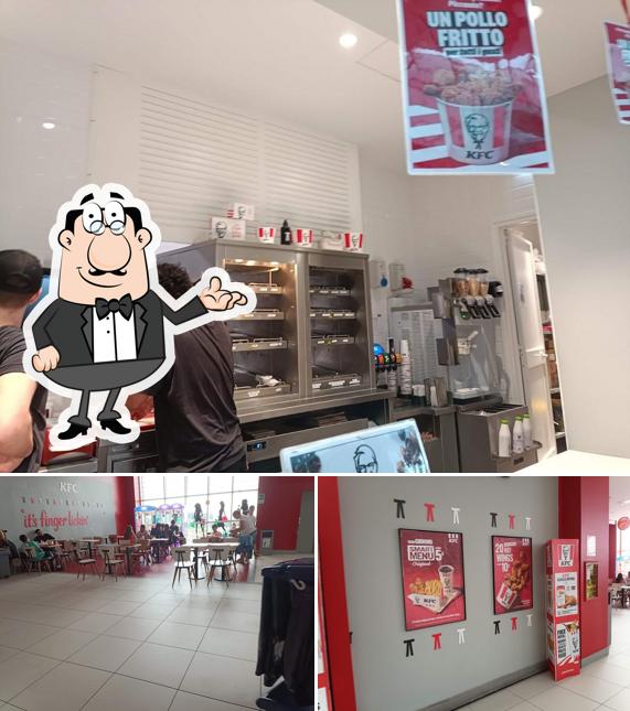 Gli interni di KFC