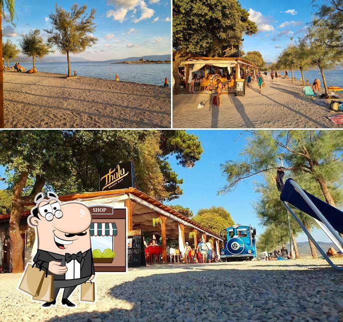 Gli esterni di Thala beach bar