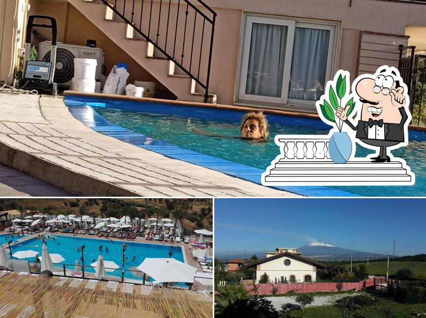 Goditi la vista dagli esterni di Albergo Valle Degli Ulivi