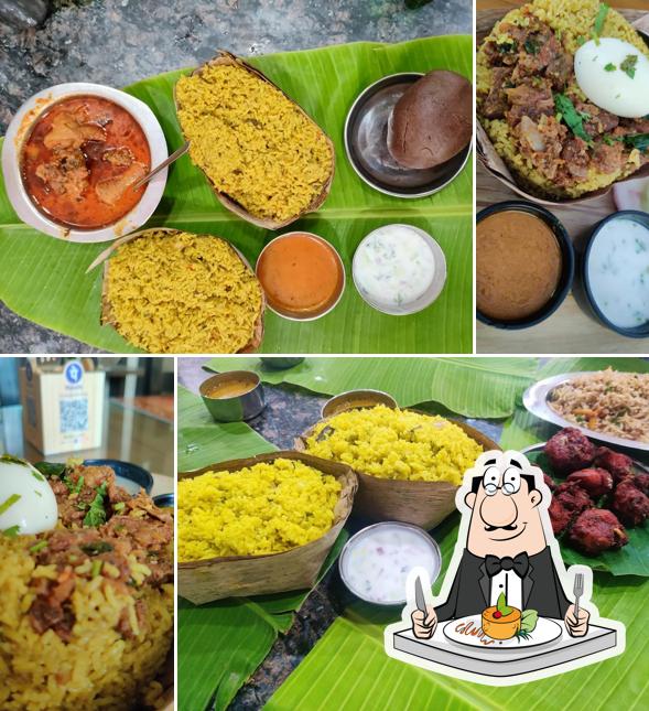 Food at Bangalore donne biryani
