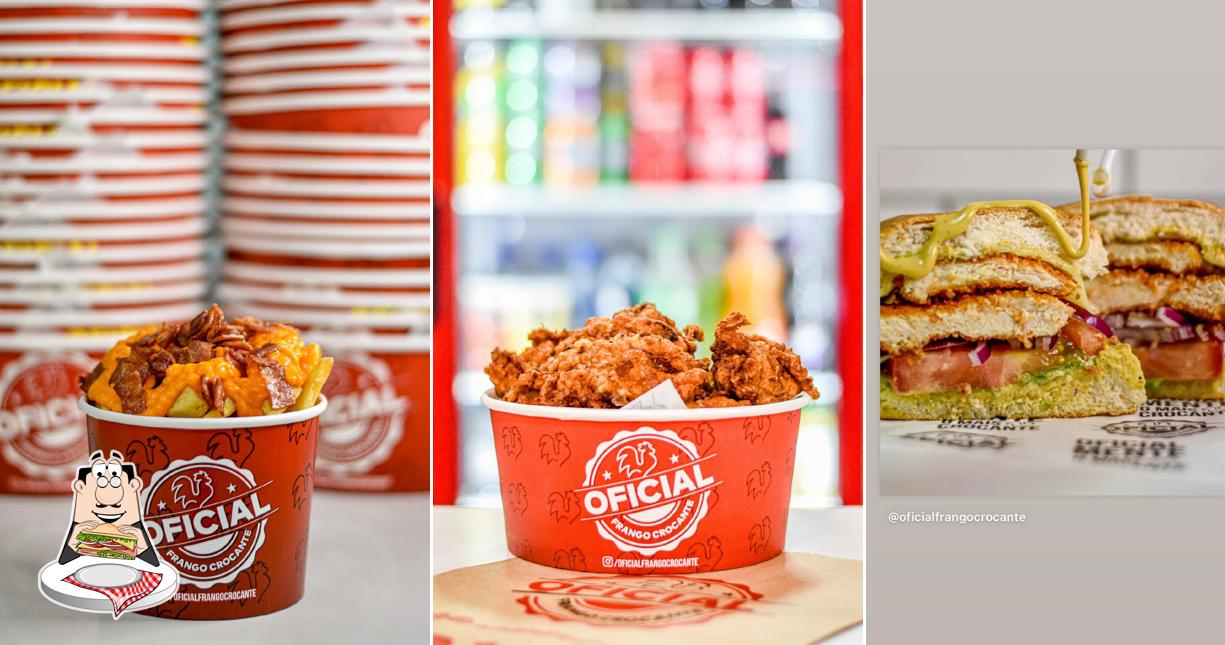 Clube sanduíches em Frango Frito - Oficial Frango Crocante - Joinville -Loja Sul