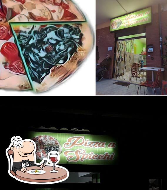 Pizza A Spicchi si caratterizza per la cibo e interni