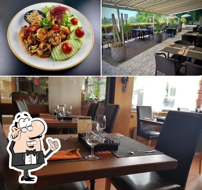 Gli interni di Sabai Thai Restaurant
